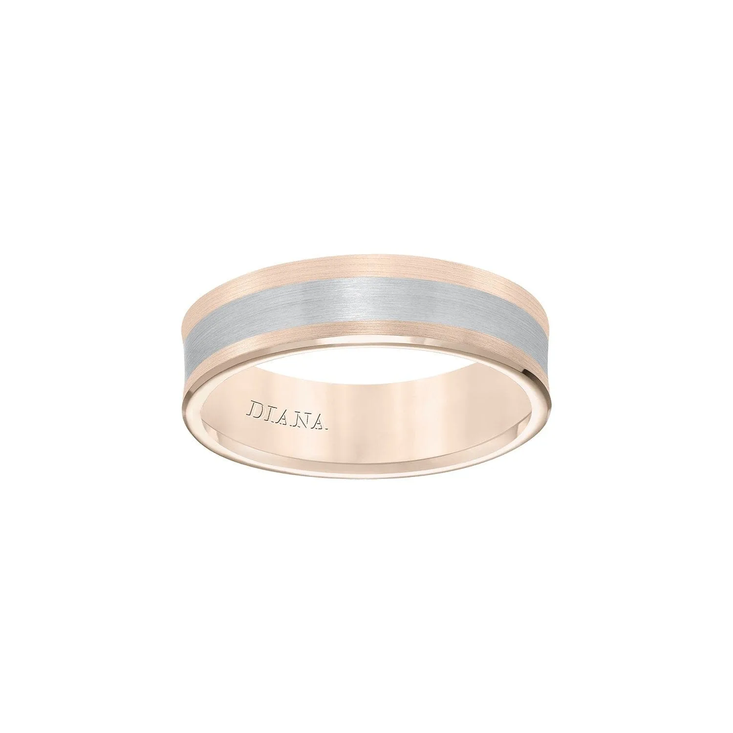 Two-Tone Concave 7.5mm Band