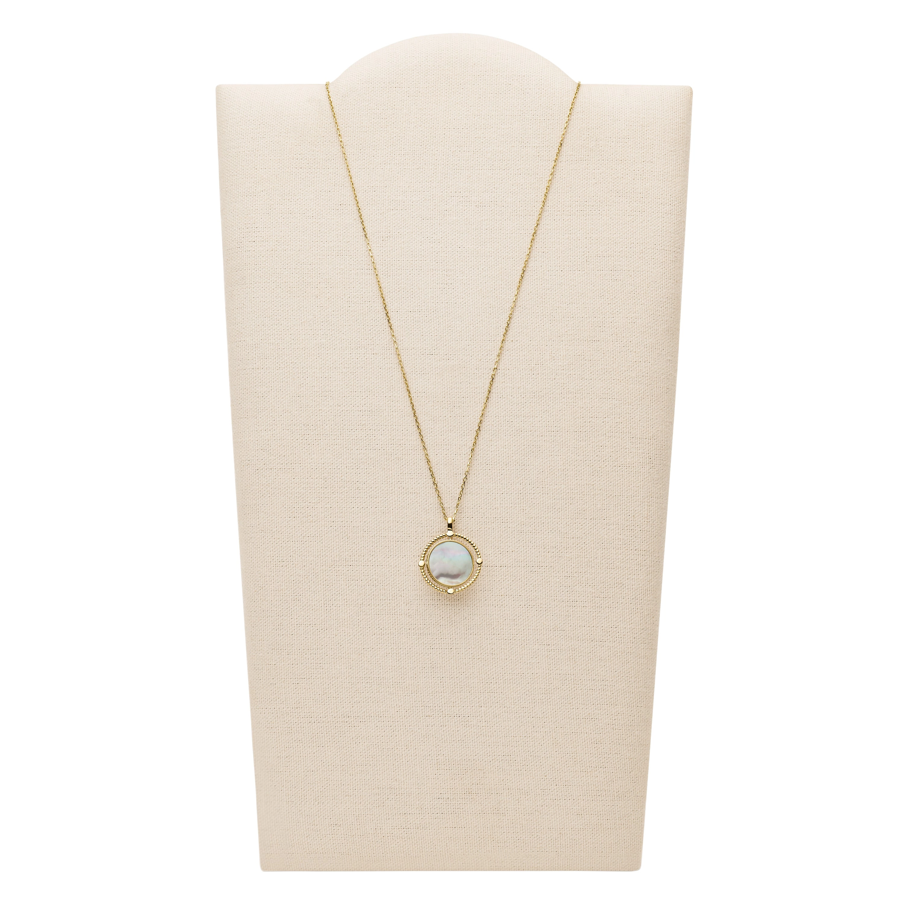 Val Vintage Heritage Mother-of-Pearl Pendant Necklace