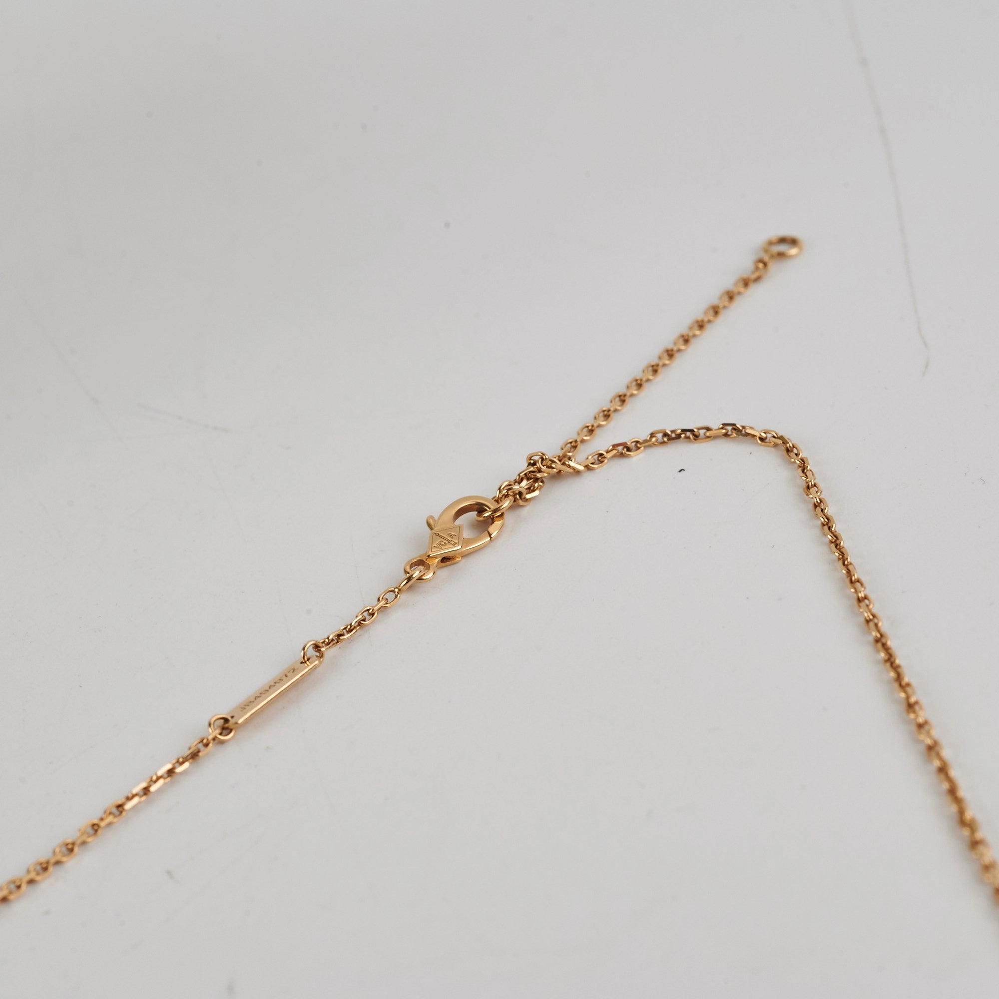 Van Cleef & Arpels Vintage Alhambra Carnelian Necklace 2020