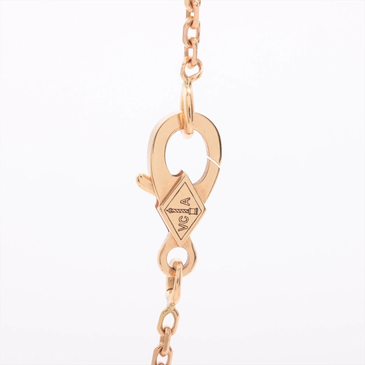 Van Cleef & Arpels Vintage Alhambra Carnelian Necklace - April 2022