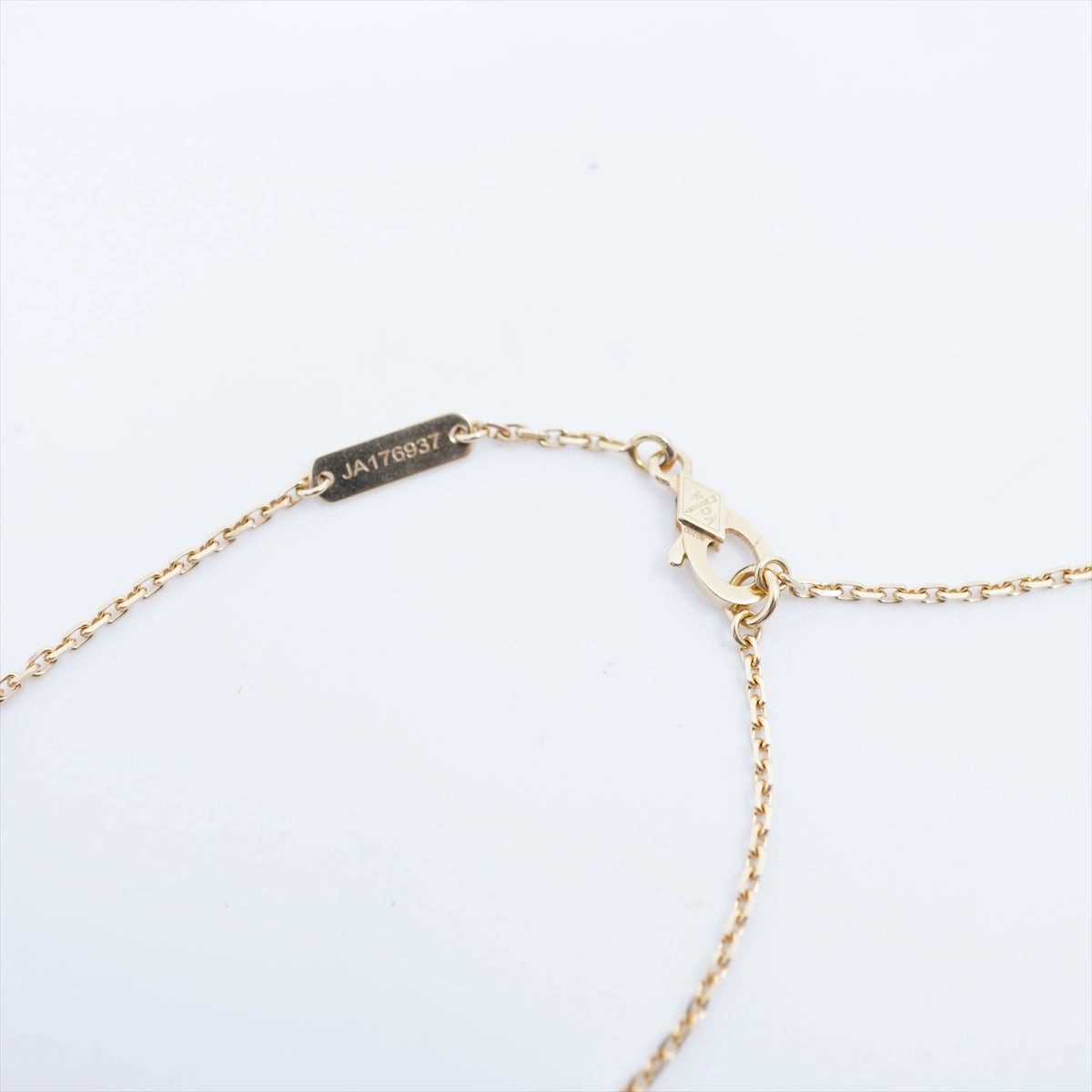 Van Cleef & Arpels Vintage Alhambra Gold Mother of Pearl Holiday Pendant 2018