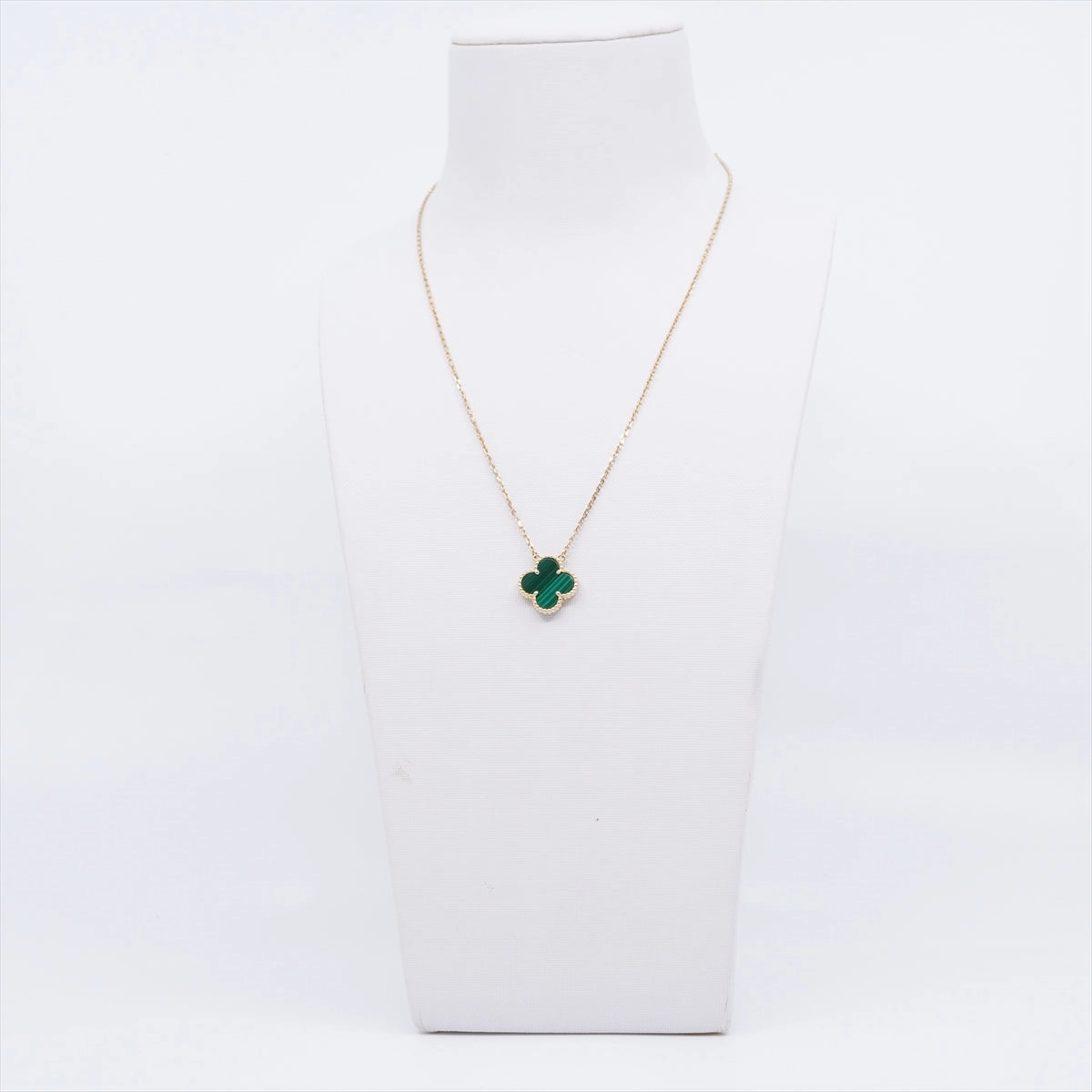 Van Cleef & Arpels Vintage Alhambra Malachite Necklace