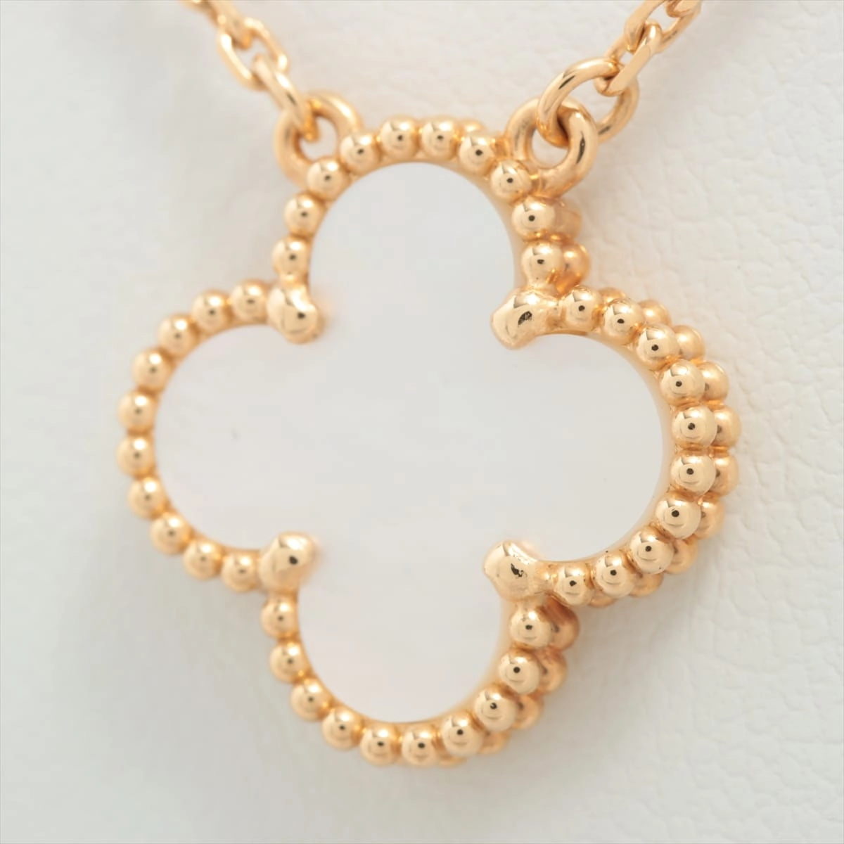 Van Cleef & Arpels Vintage Alhambra Mother of Pearl MOP Necklace 2022