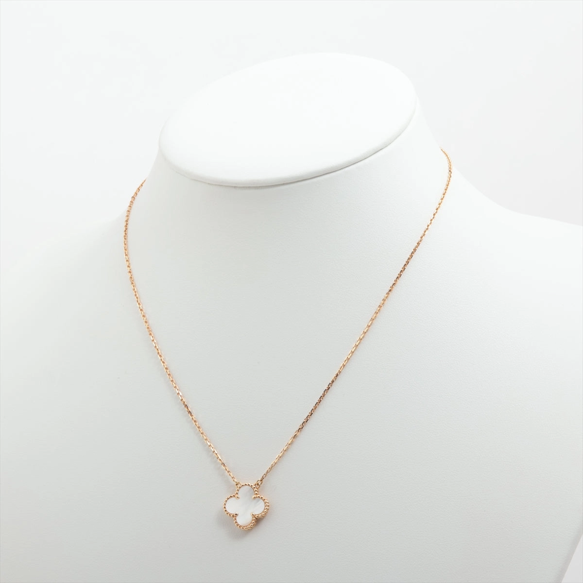 Van Cleef & Arpels Vintage Alhambra Mother of Pearl MOP Necklace