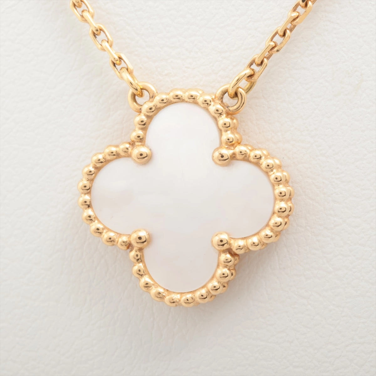 Van Cleef & Arpels Vintage Alhambra Mother of Pearl MOP Necklace