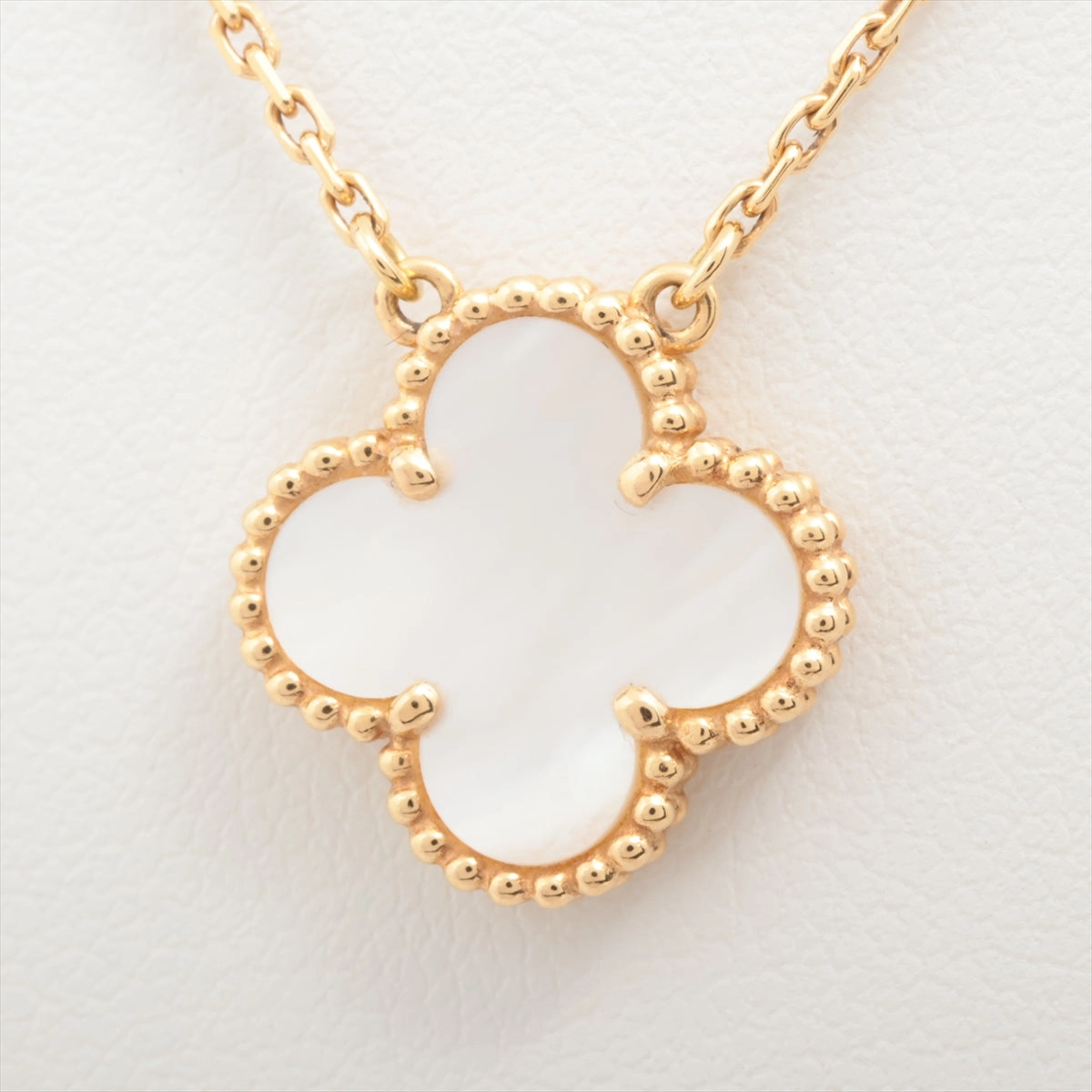 Van Cleef & Arpels Vintage Alhambra Mother of Pearl MOP Necklace