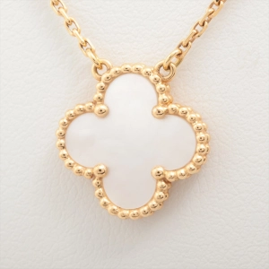 Van Cleef & Arpels Vintage Alhambra Mother of Pearl MOP Necklace