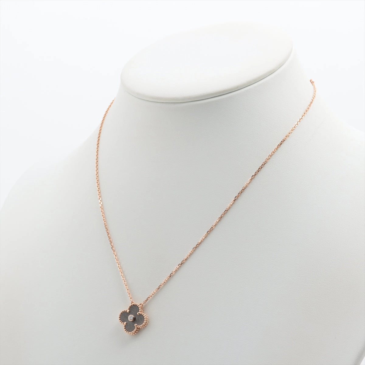 Van Cleef & Arpels Vintage Alhambra Obsidian Holiday 2023 Diamond Necklace - Oct 2023