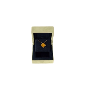 Van Cleef & Arpels Vintage Tiger Eye Pendant Necklace