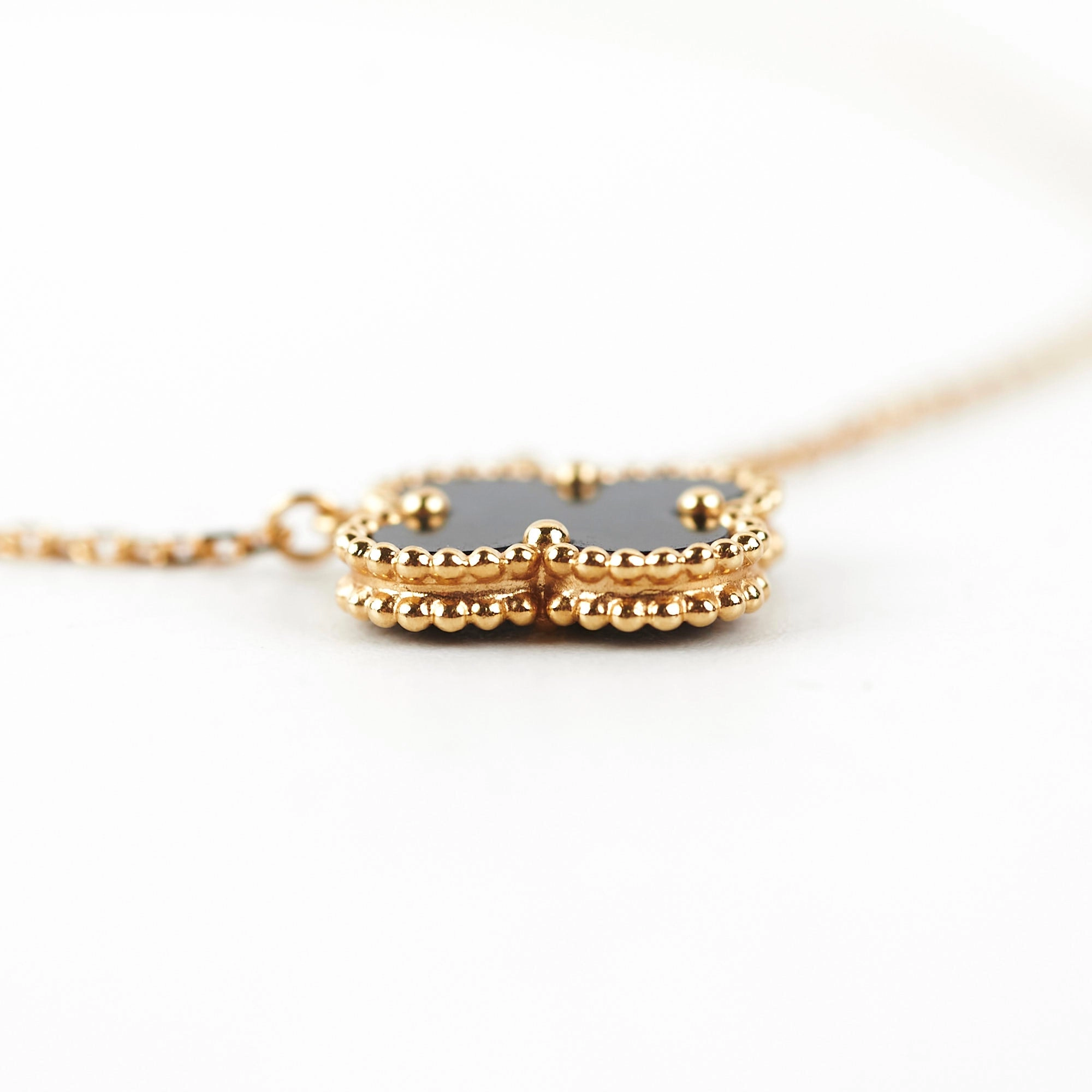 Van Cleef and Arpels Vintage Onyx Necklace