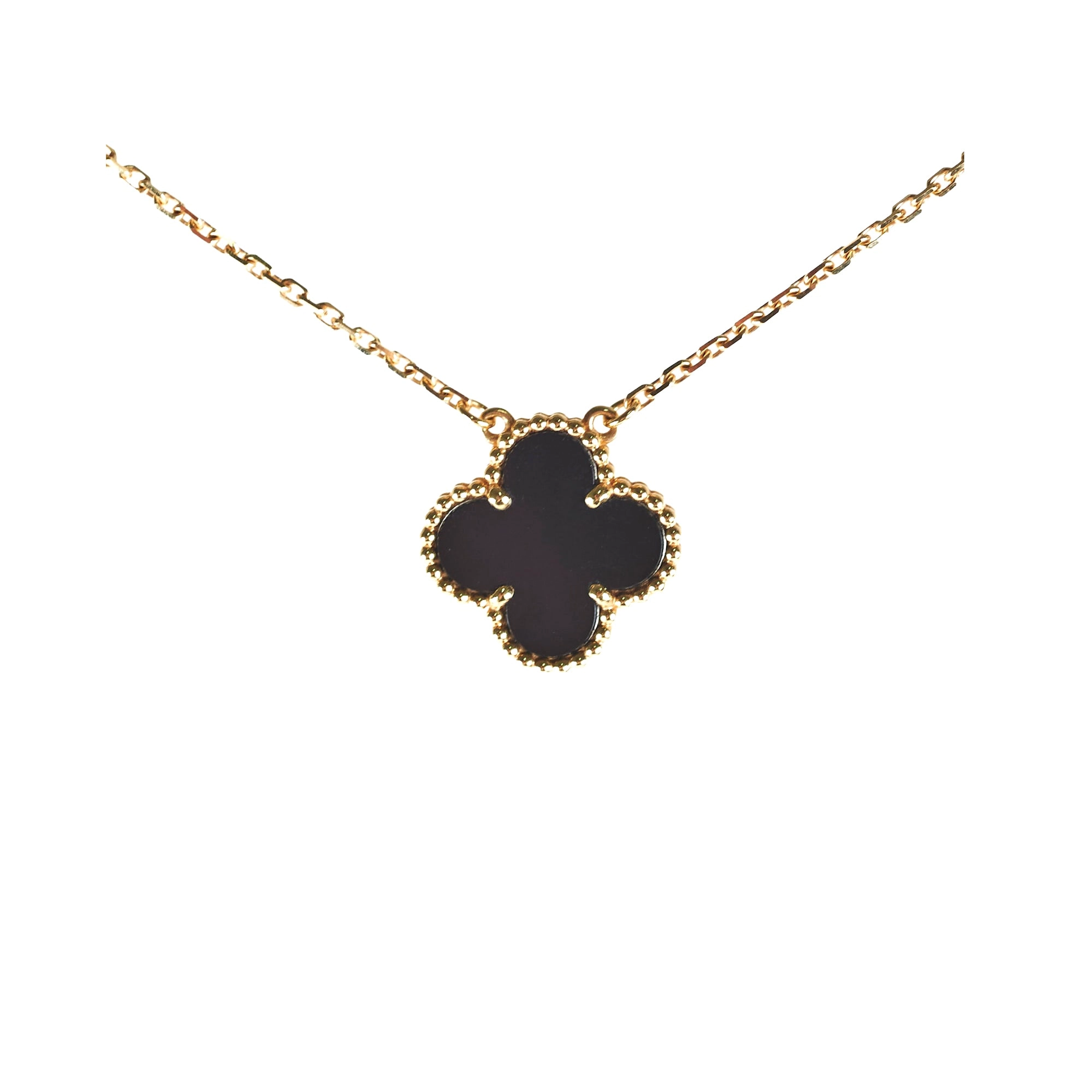 Van Cleef and Arpels Vintage Onyx Necklace