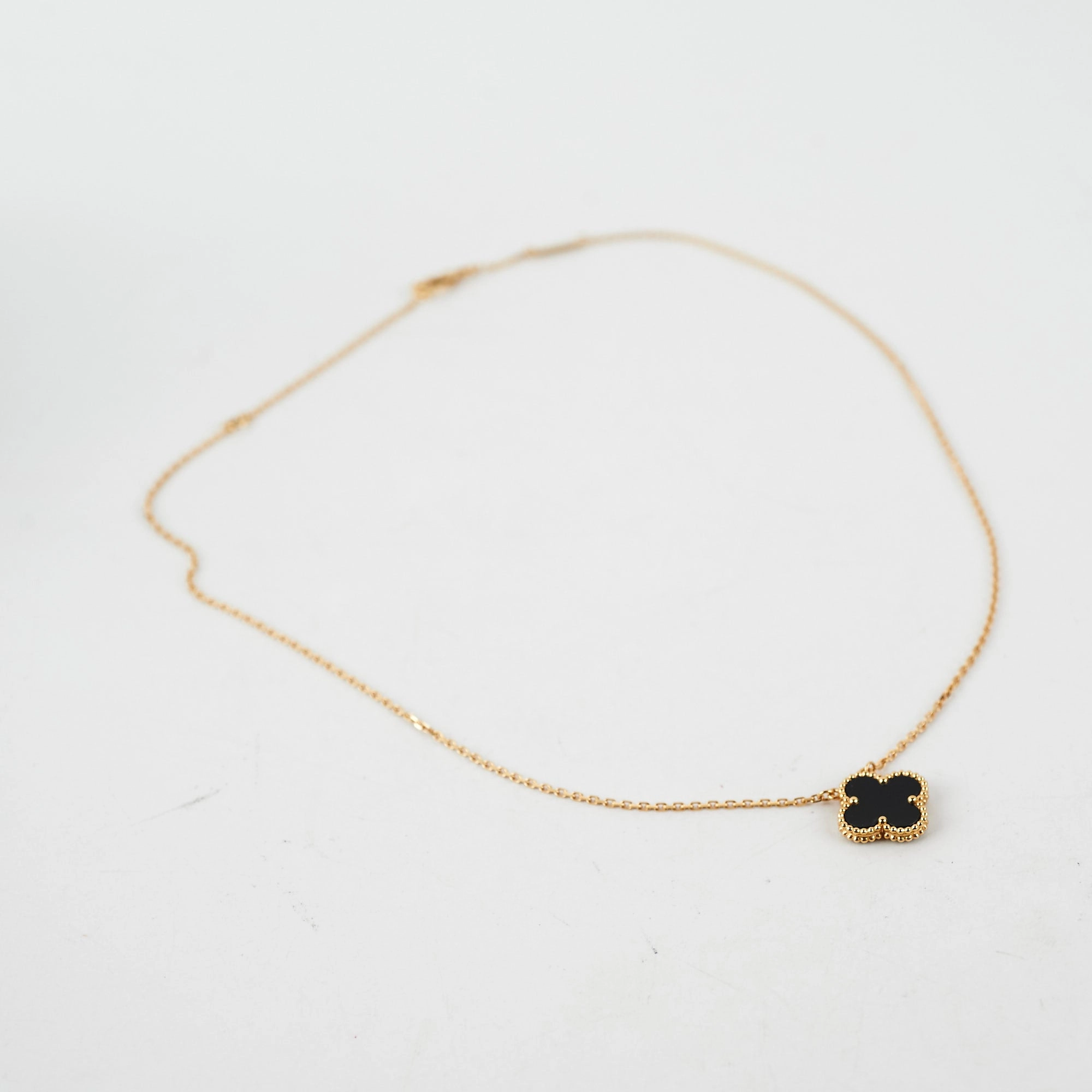 Van Cleef and Arpels Vintage Onyx Necklace