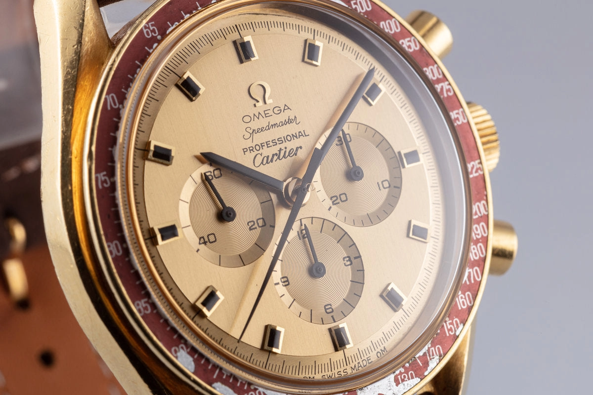 Vintage 1969 Omega Speedmaster Professional Cartier Dial limited Edition ST 145.0022