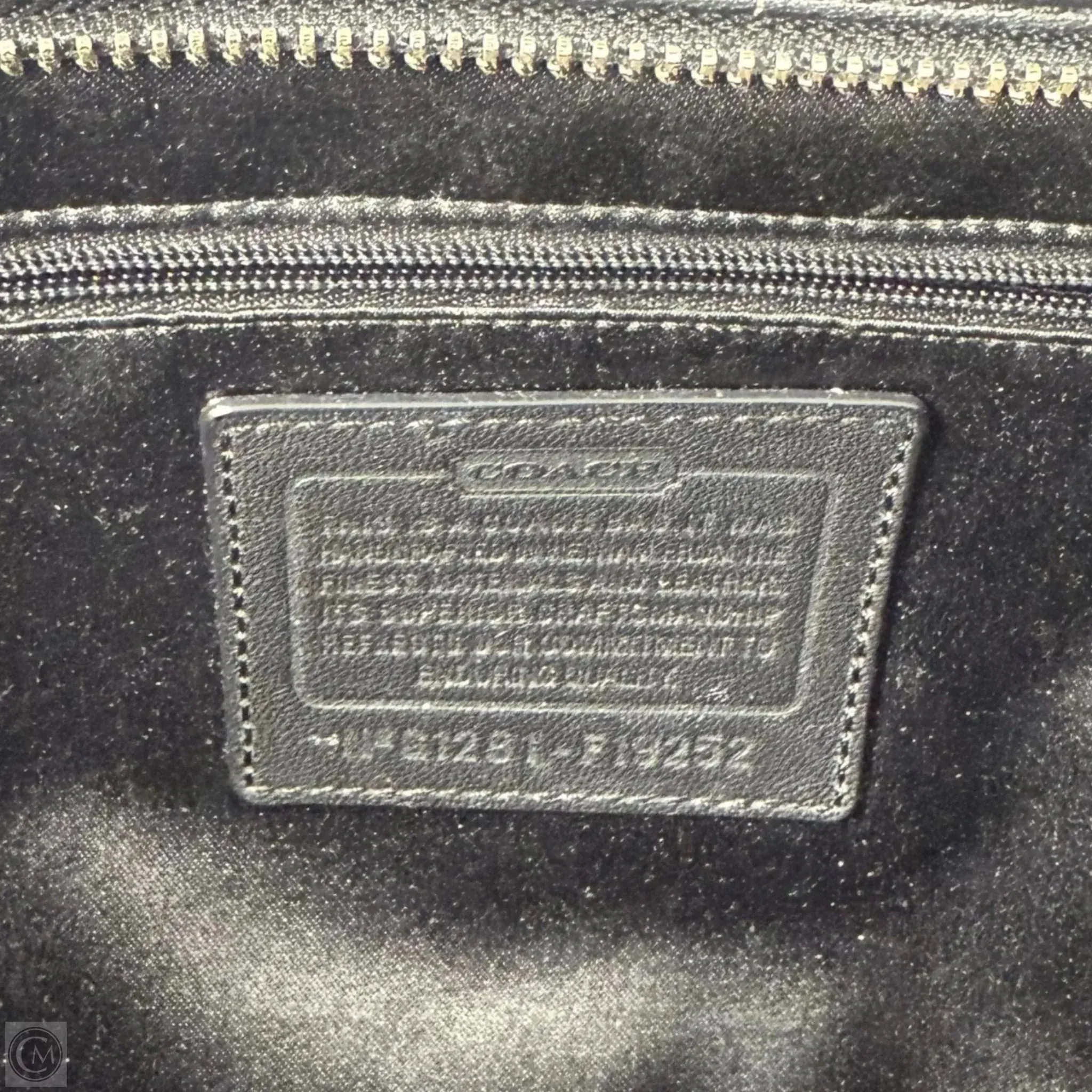 Vintage Gallery Tote Designer By Coach, Size: Medium