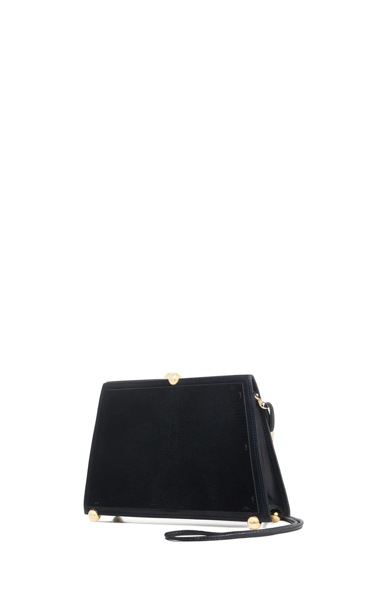 Vintage No.5 Bag in Black Snakeskin & Lizzard Leather