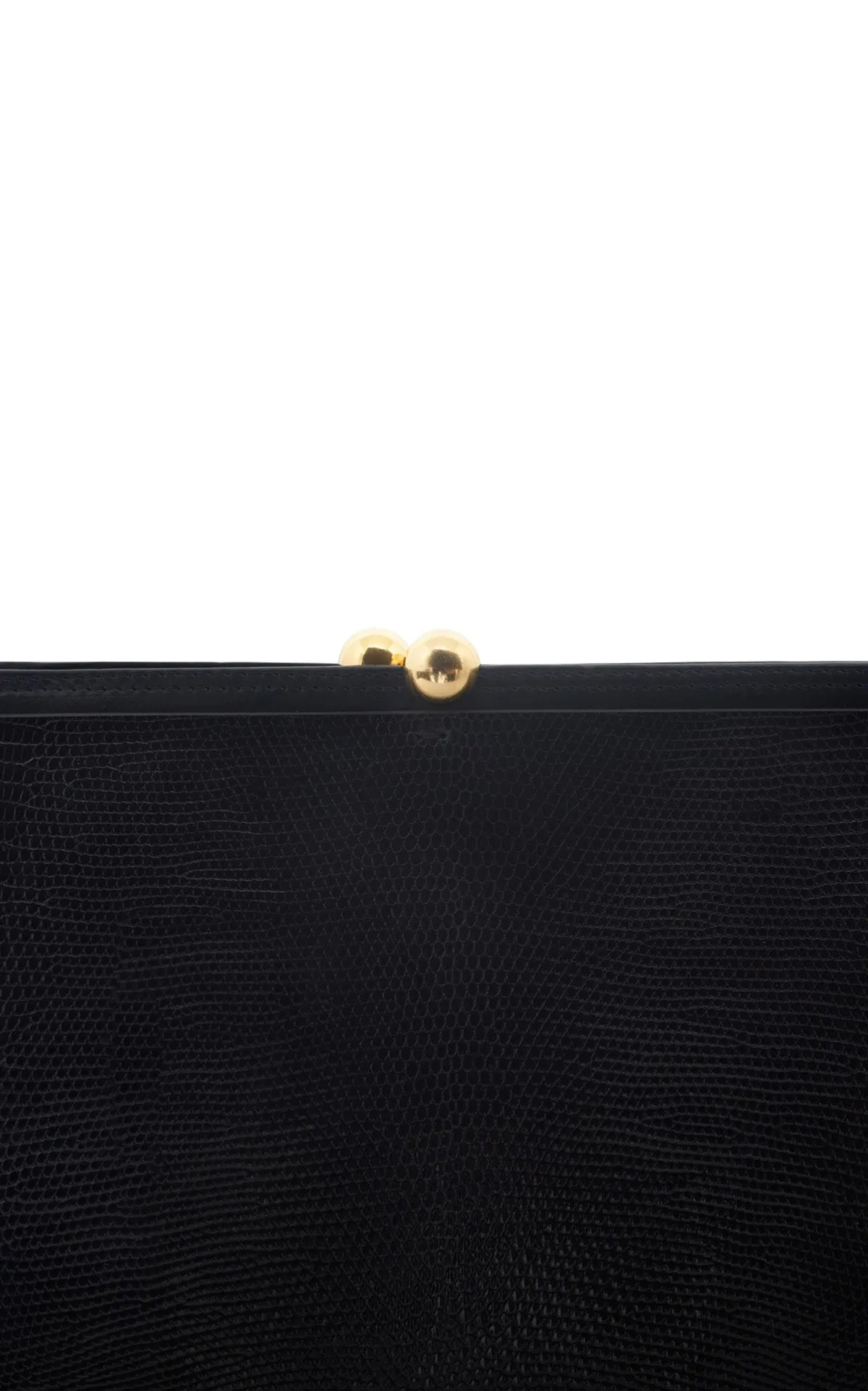 Vintage No.5 Bag in Black Snakeskin & Lizzard Leather