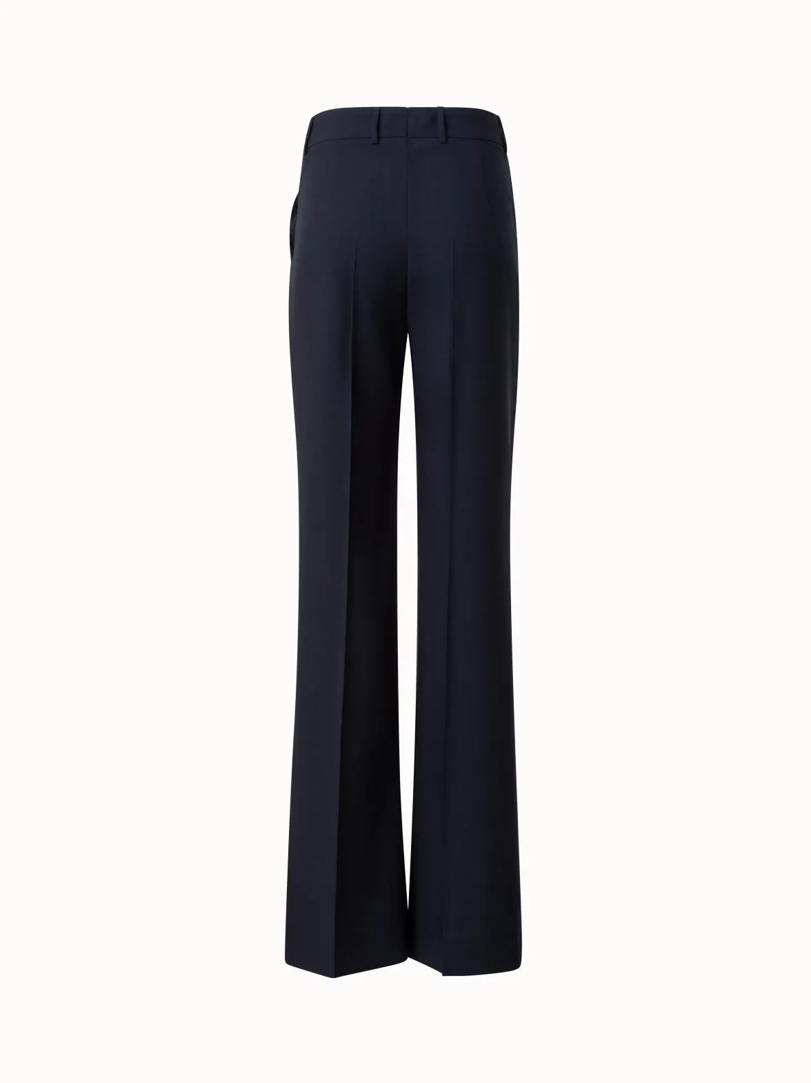 Wide Straight Cool Wool Pants