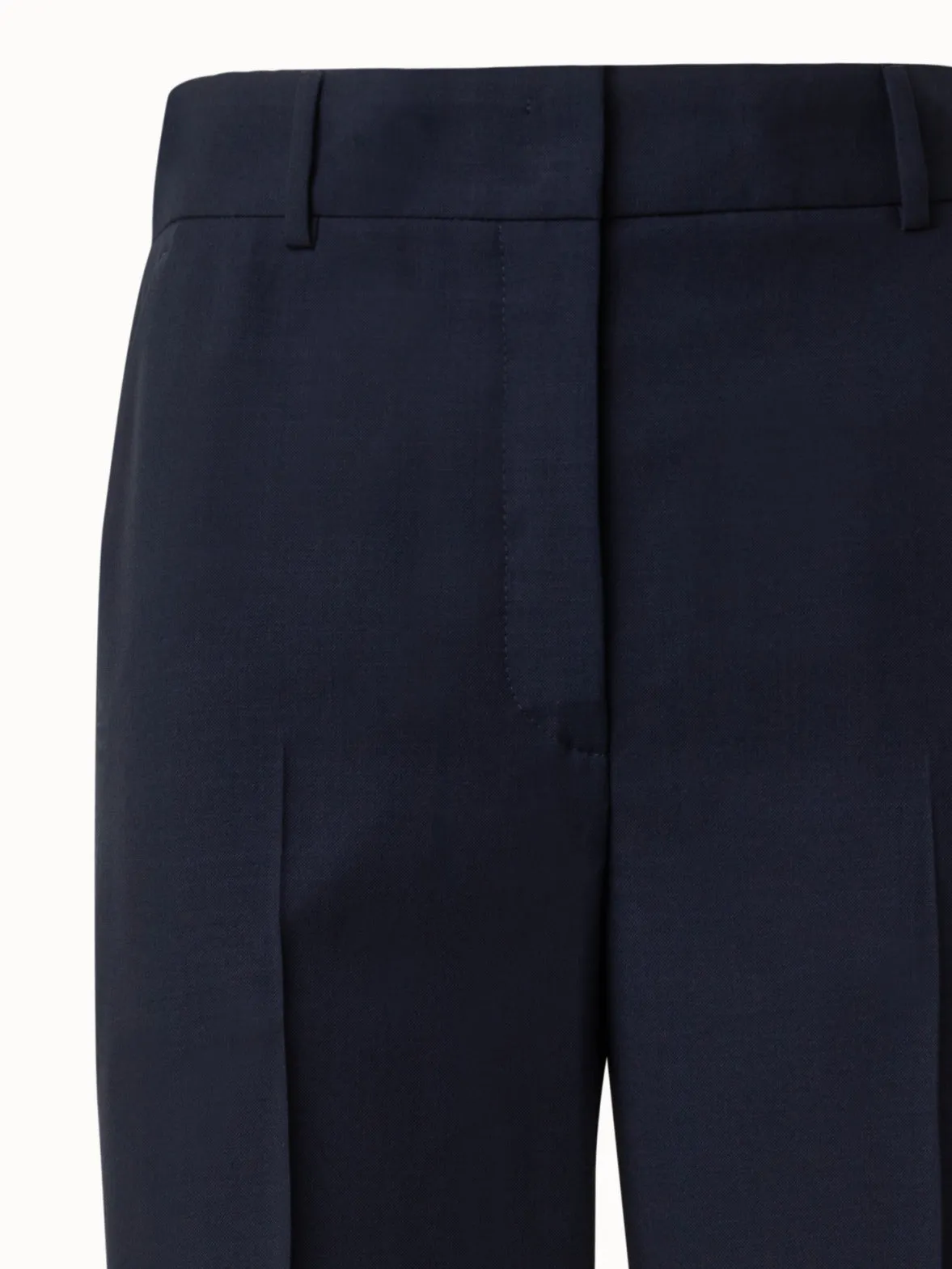Wide Straight Cool Wool Pants
