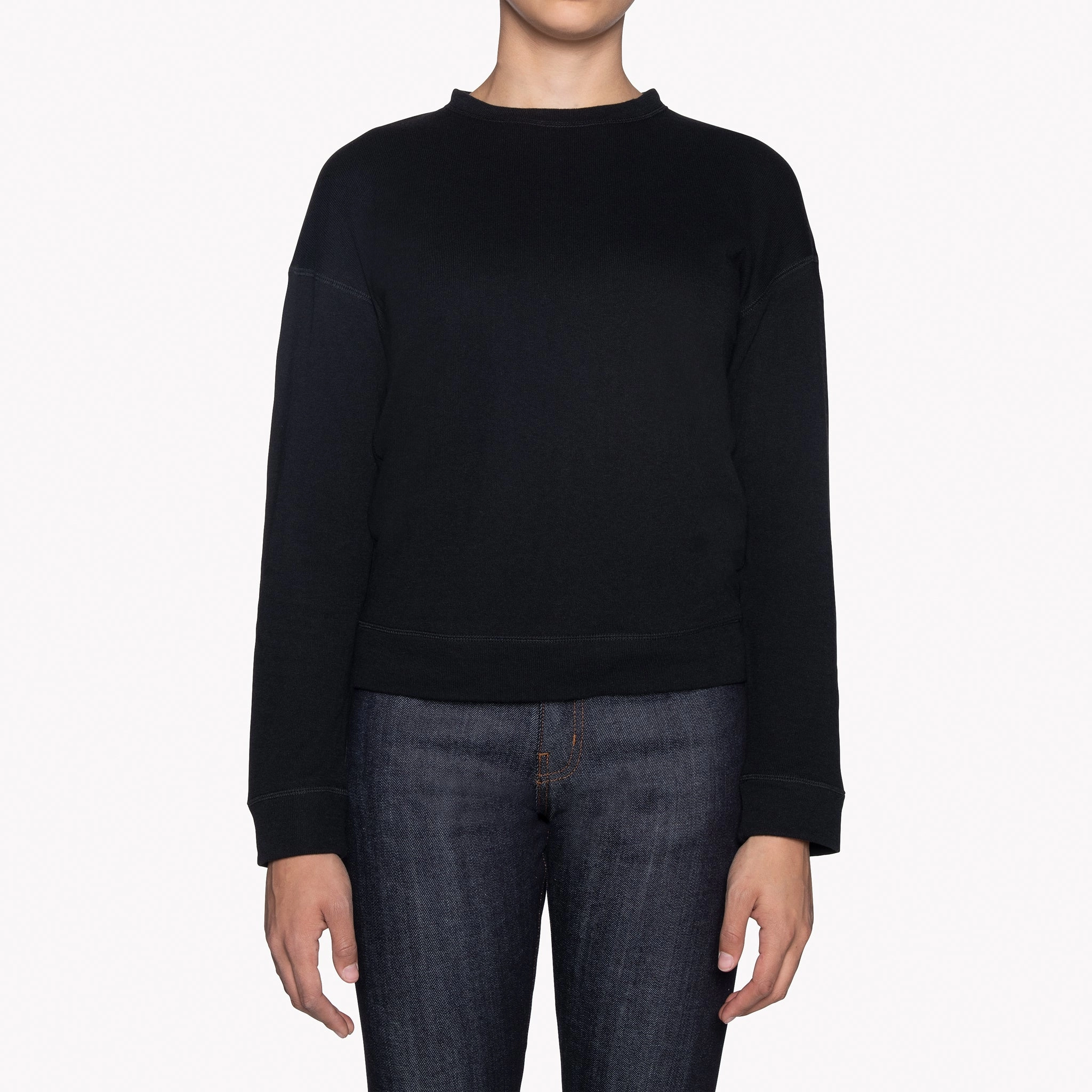 Women's - Weekend Crew - Vintage Doubleface - Black