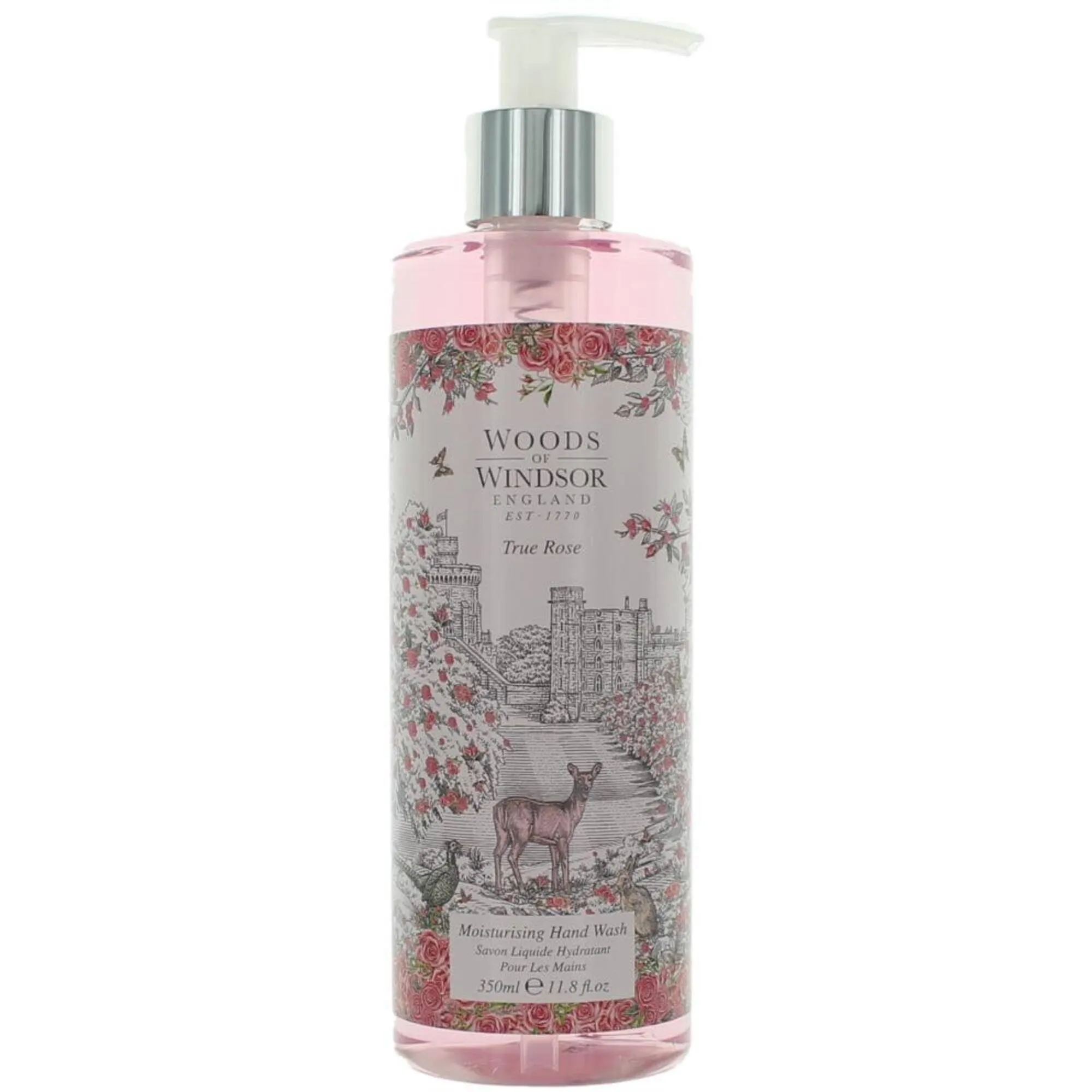 Woods Of Windsor Women's Moisturising Hand Wash - True Rose Authentic, 11.8 oz