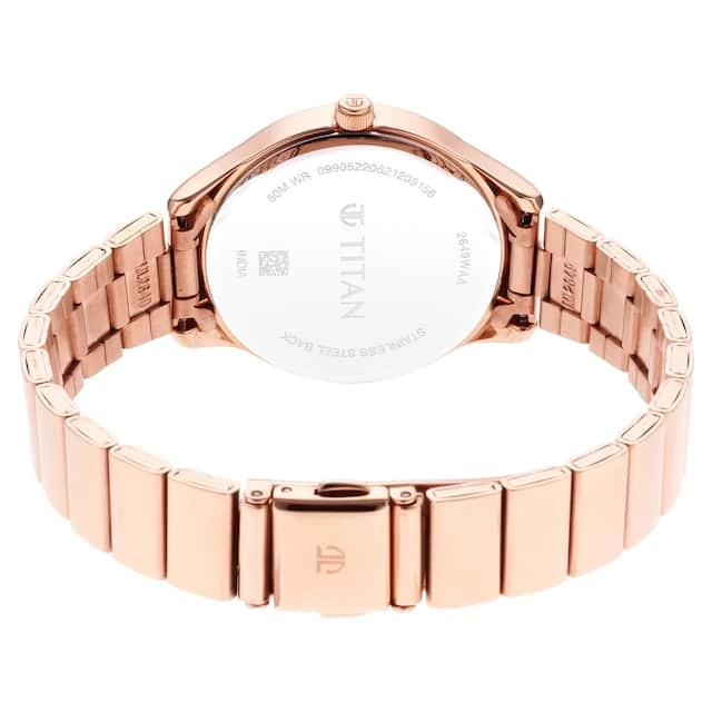 Workwear Rose Gold Stainless Steel Strap