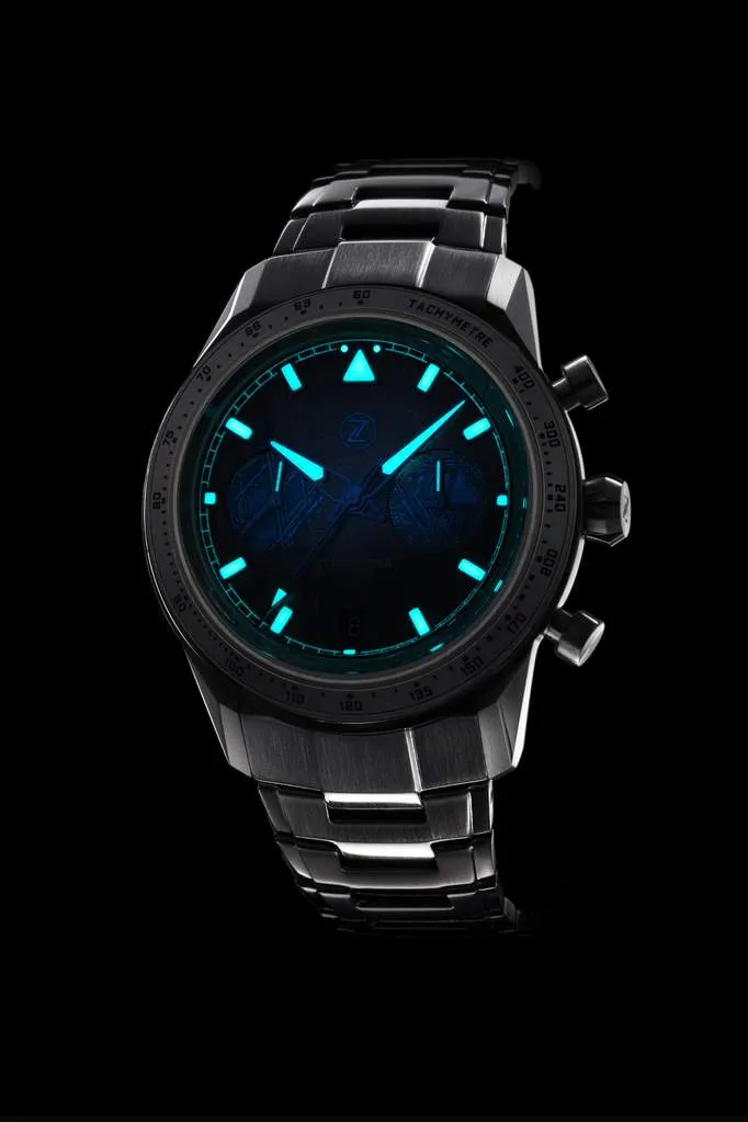 Zelos Starfighter Chronograph Aventurine