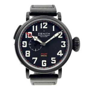 Zenith Elite Pilot Special Edition Black Titanium 48mm 96.2430.693  - Box/Papers