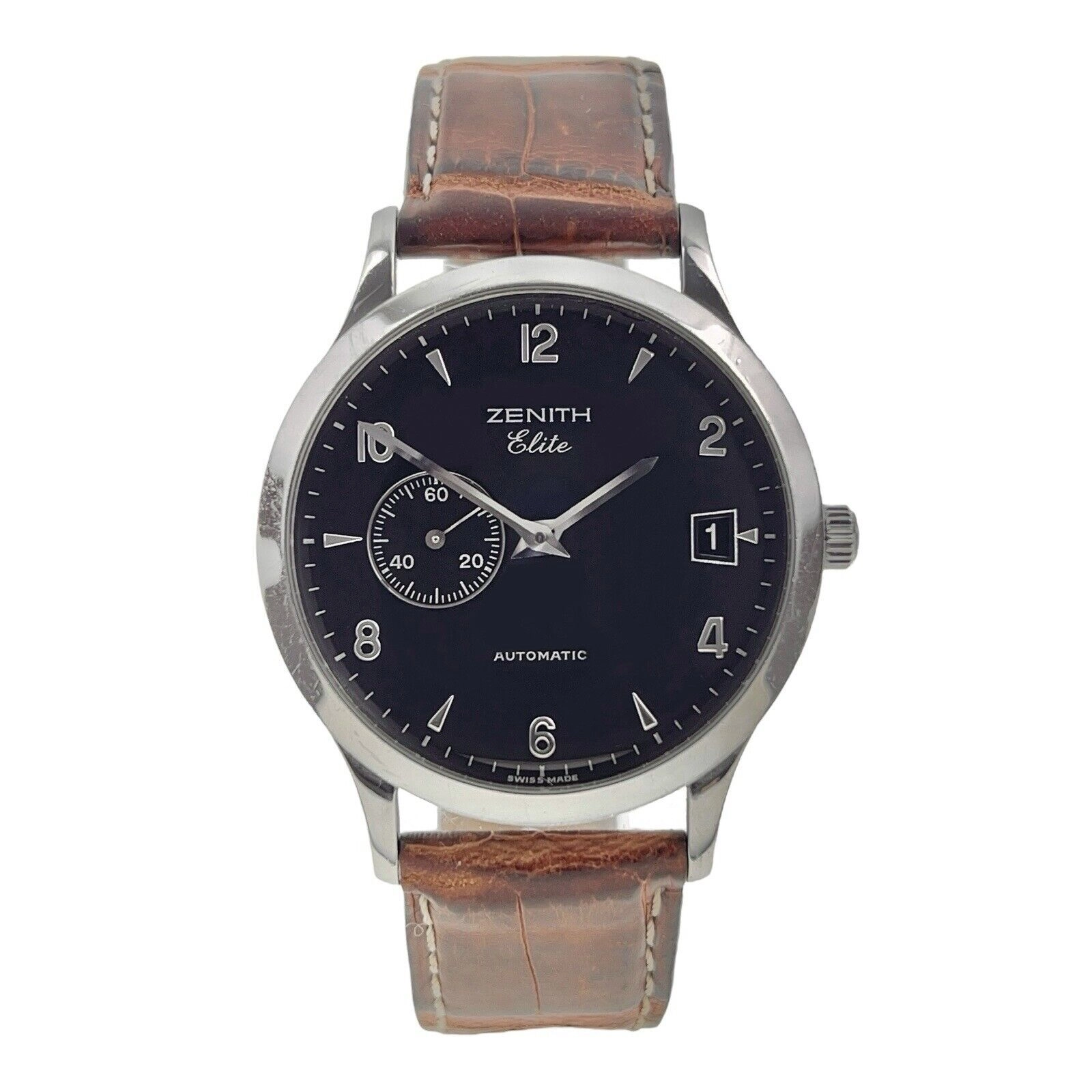 Zenith Elite Stainless Stainless Steel 37mm Automatic Men’s Watch 01.0125.680