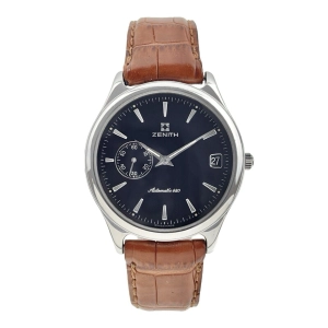 Zenith Elite Stainless Steel Black 36mm Automatic Men’s Watch 90/01.0040.680